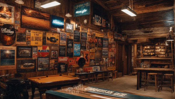 Creative Man Cave Wall Decor Ideas for a Personalized Space - Man Cave