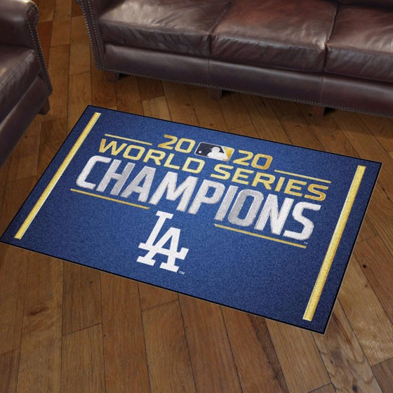 Rug 3x5 LA Dodgers MLB World Series Champions 2020 - Man Cave Boutique