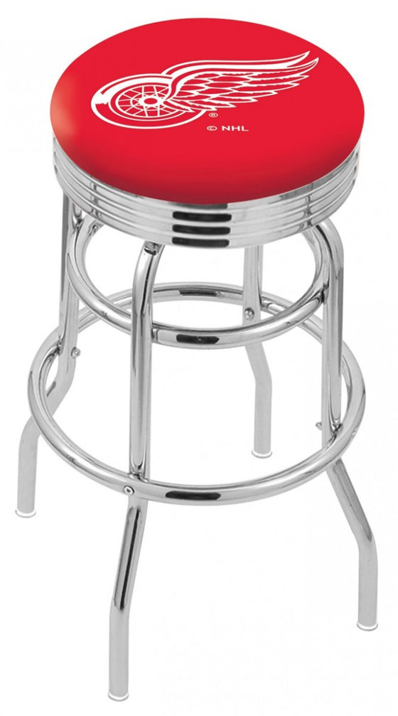 Detroit Red Wings NHL Logo Bar Stool - Man Cave Boutique