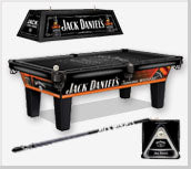 Jack Daniel's Tennessee Whiskey Logo 8' Pool Table - Man Cave Boutique