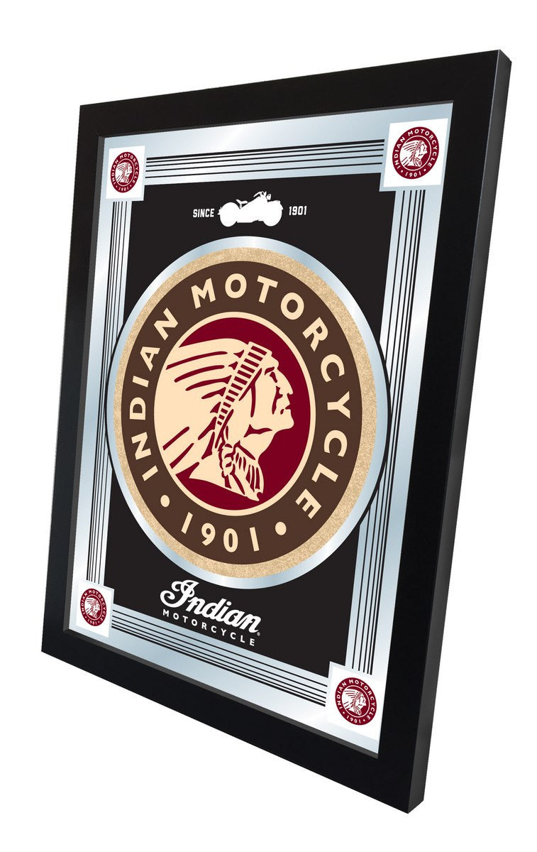 Indian Motorcycle Logo Mirror - Man Cave Boutique
