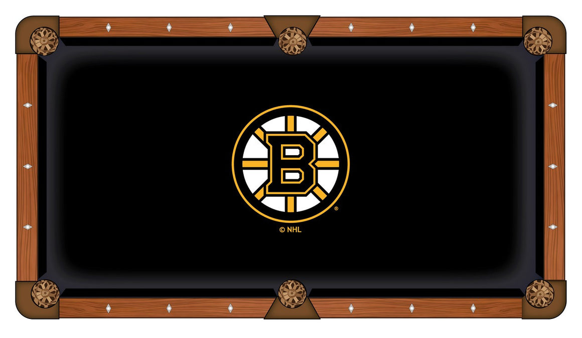 Boston Bruins NHL Logo 8' Pool Table - Man Cave Boutique