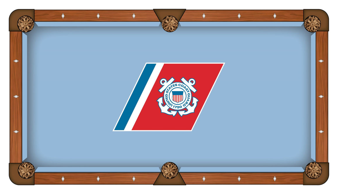 U.S. Coast Guard Logo 8' Pool Table - Man Cave Boutique