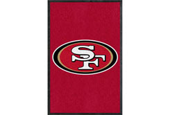 Mat 3x5 San Francisco 49ers NFL Logo - Man Cave Boutique
