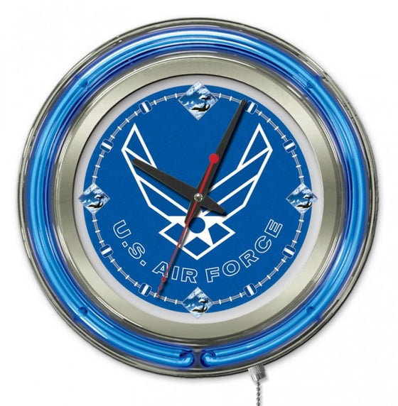 15" US Air Force Logo Clock - Man Cave Boutique