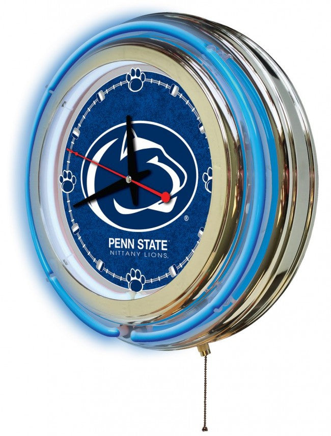 15" Pennsylvania State University Logo Clock - Man Cave Boutique