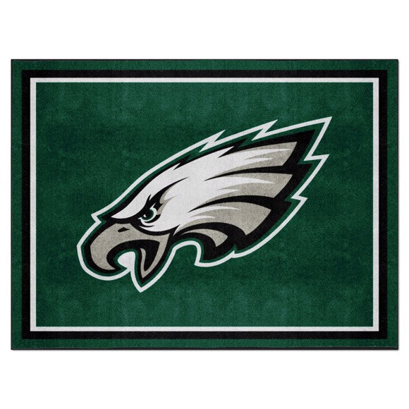 Rug 8x10 Philadelphia Eagles NFL - Man Cave Boutique