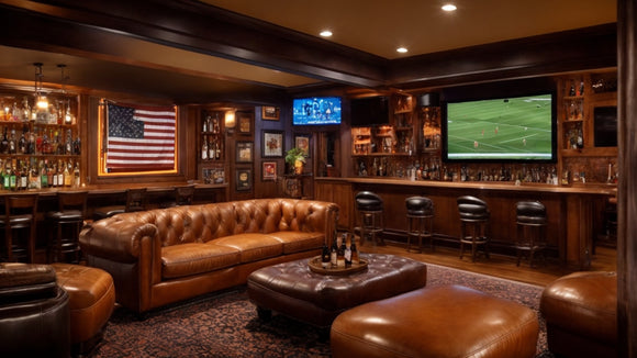 Create the Classic Sports Themed Man Cave