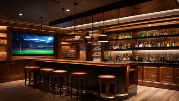 Transform Your Man Cave into a Home Bar Oasis