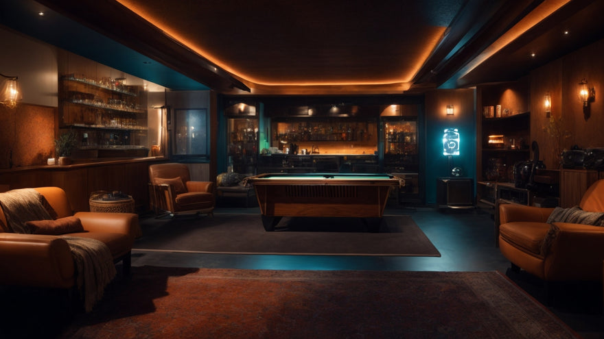 Man Cave Lighting Ideas