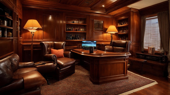Create a Man Cave Home Office