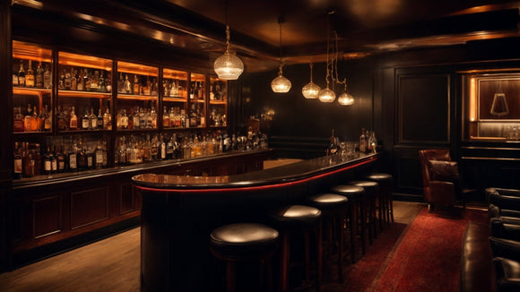 Design a Man Cave with a 1920s Speakeasy Bar Theme
