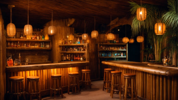 Create a Man Cave Tiki Bar Theme