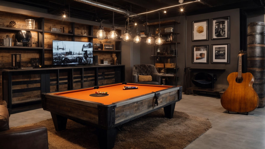 Transform Your Space: How to Create an Industrial Chic Man Cave - Man ...