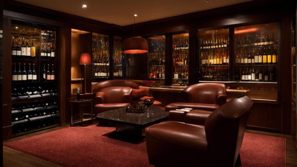 Design the Ultimate Man Cave Wine Display Room