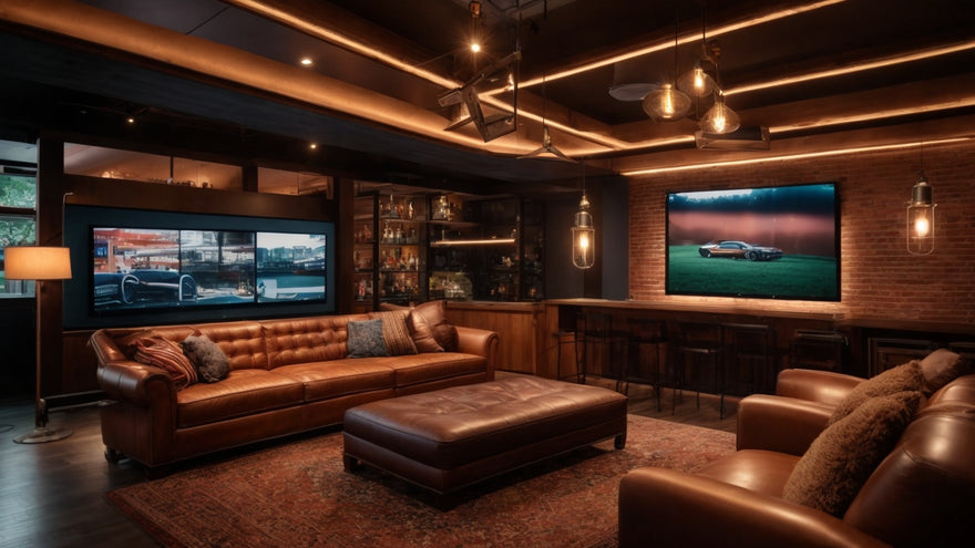 Elevate Your Man Cave with Special Lighting