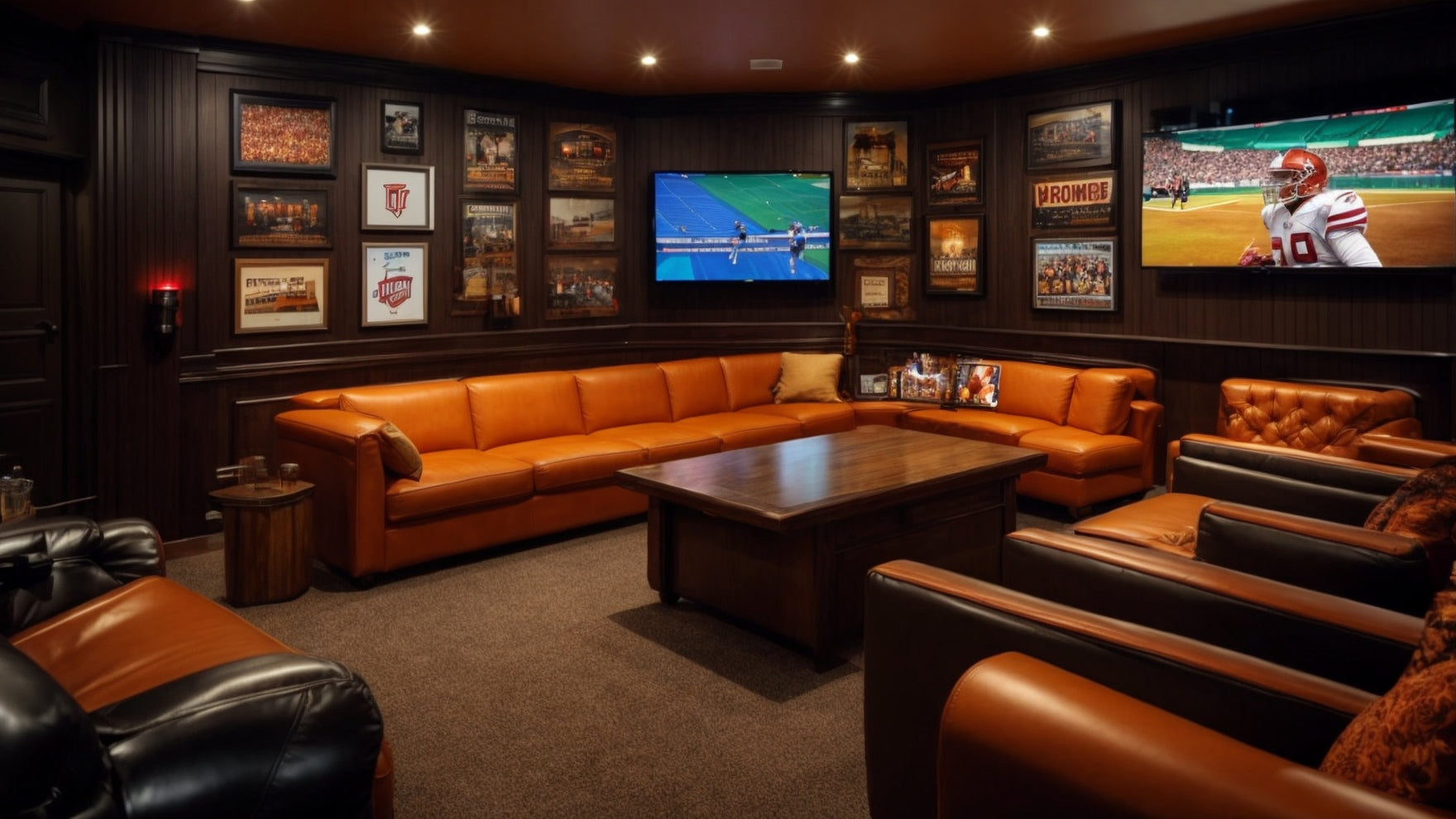 Transform Your Space with a Professional Sports Theme Man Cave - Man ...