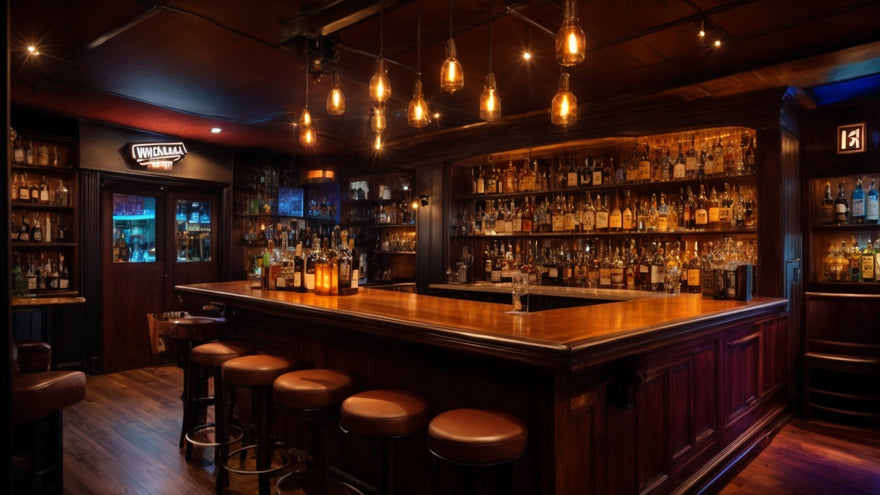 Create a Man Cave Whiskey Bar