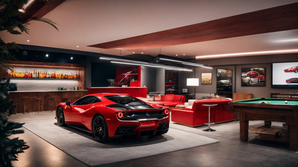 Transform Your Garage Into a Man Cave Showroom