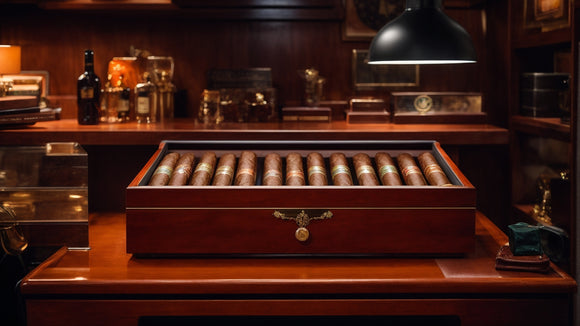 Equip your Man Cave Cigar Room with a Cigar Humidor