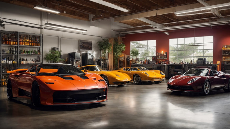 Transform Your Garage Man Cave into an Automotive Showroom