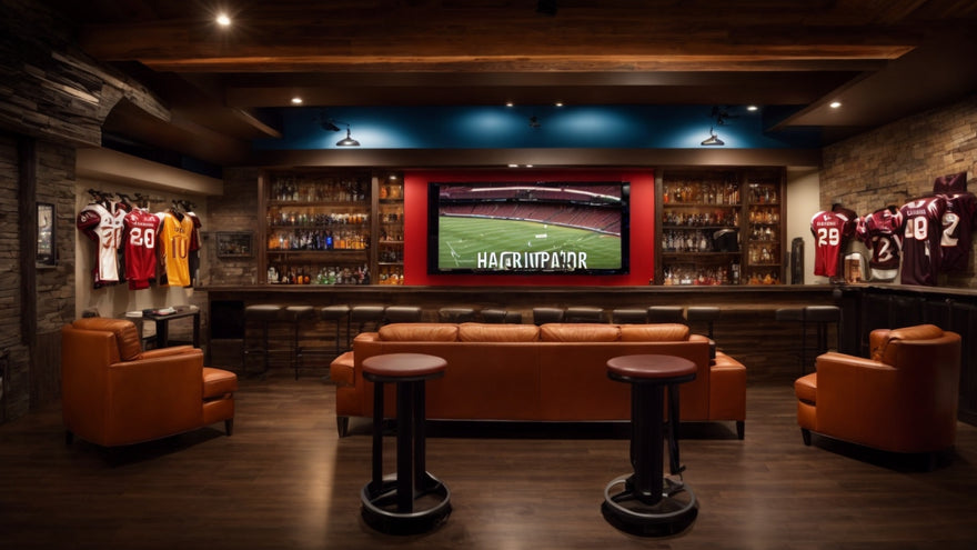 Music Sports Themed Man Cave