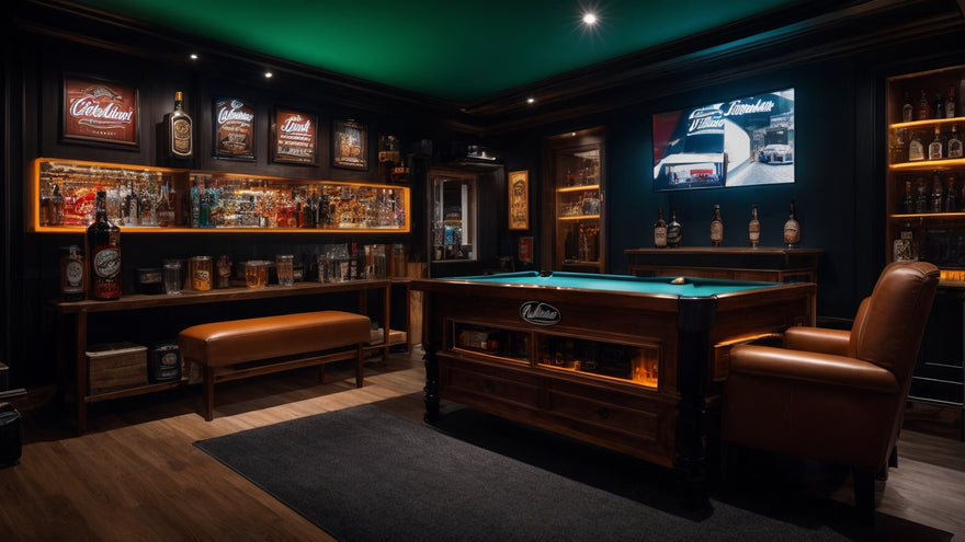 Featuring Iconic Brands as a Theme for your Man Cave