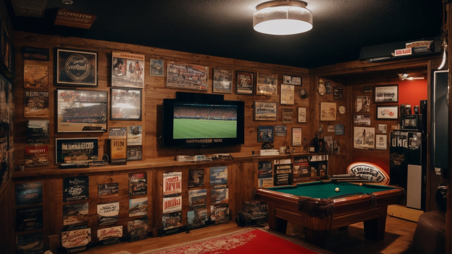 Design a College Sports Themed Man Cave Man Cave Boutique