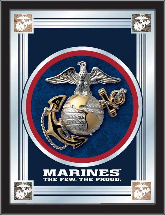 United States Marines Logo Wall Mirror - Man Cave Boutique