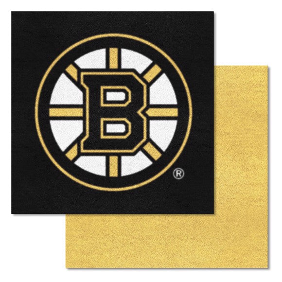 Boston Bruins NHL Logo Carpet Tiles - Man Cave Boutique