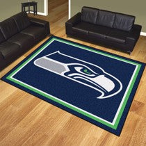 Rug 8x10 Seattle Seahawks NFL - Man Cave Boutique