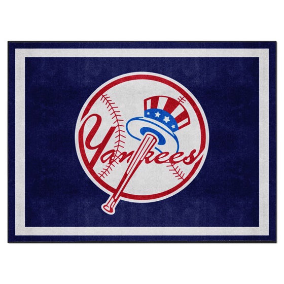 Rug 8x10 MLB New York Yankees Retro - Man Cave Boutique