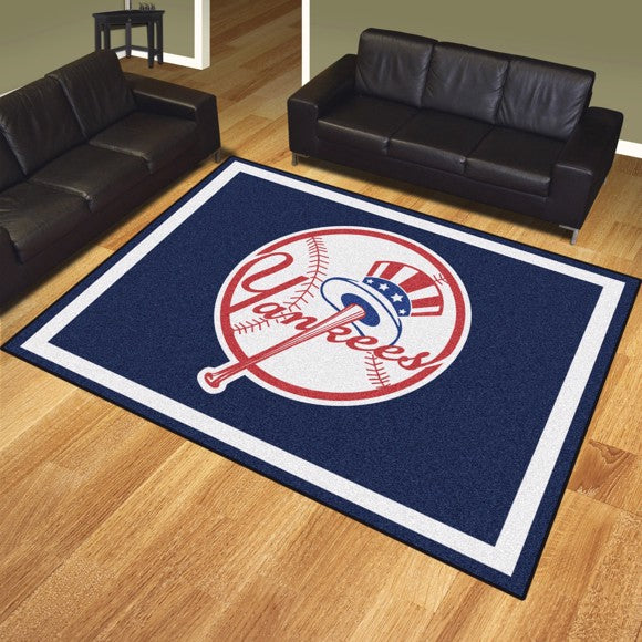 Rug 8x10 MLB New York Yankees Retro - Man Cave Boutique