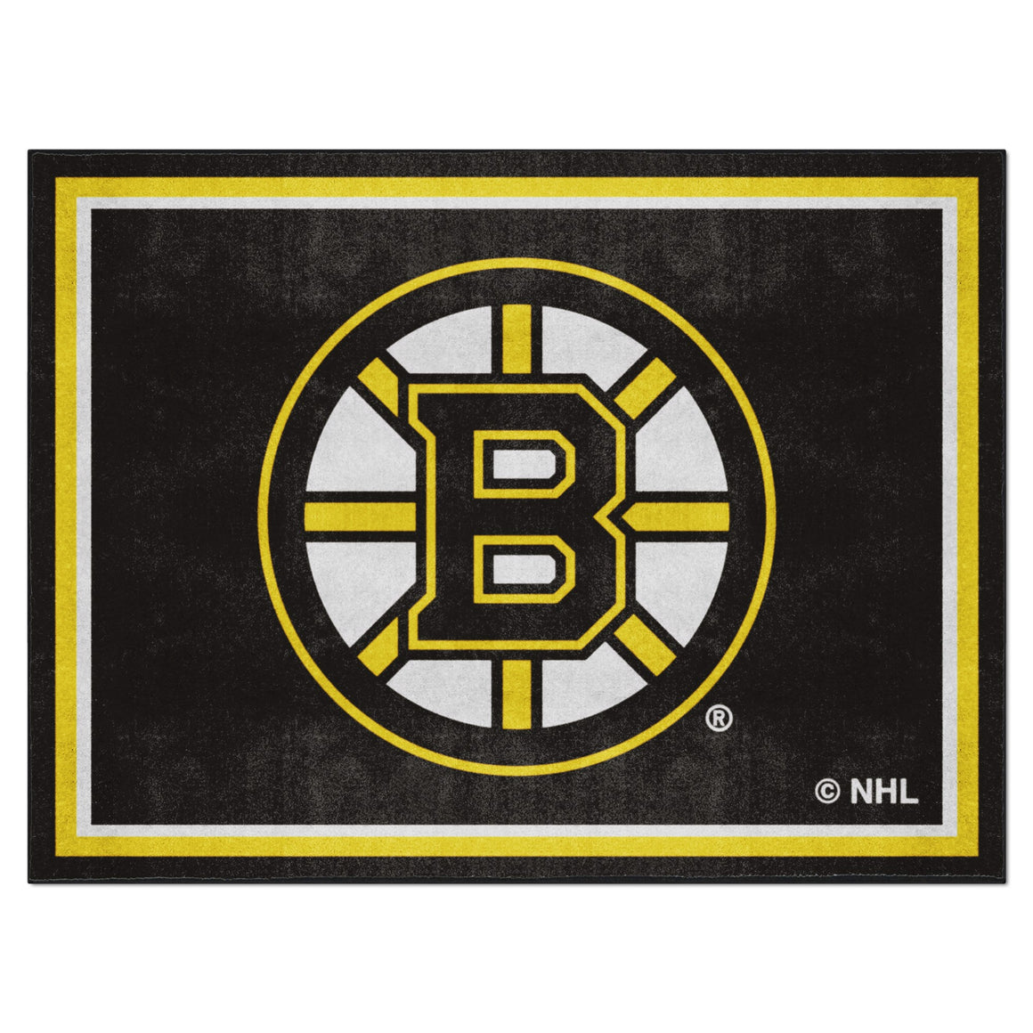 Rug 8x10 Boston Bruins NHL - Man Cave Boutique