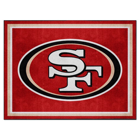 Rug 8x10 San Francisco 49ers NFL - Man Cave Boutique