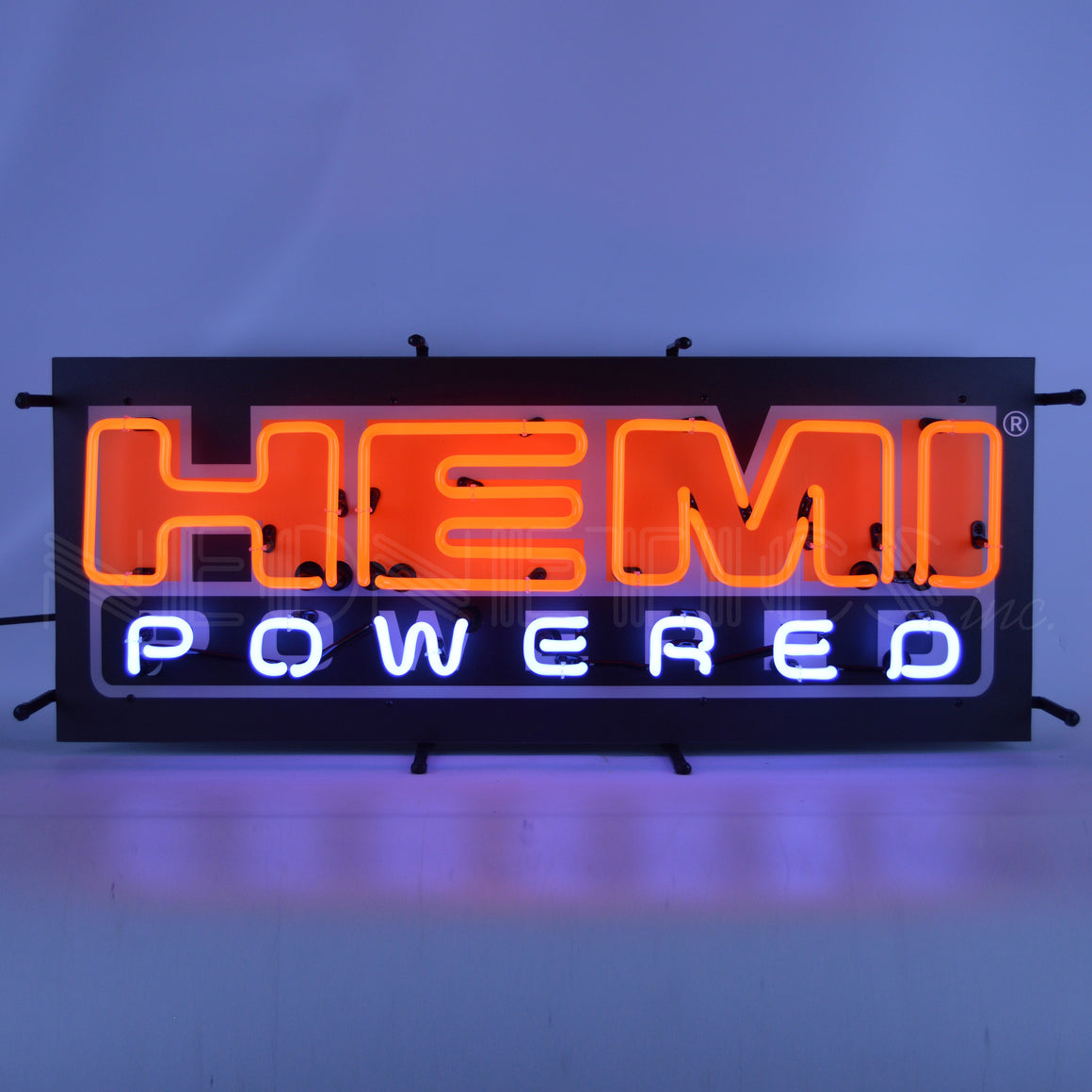 HEMI Powered Neon Sign with Backing - Man Cave Boutique