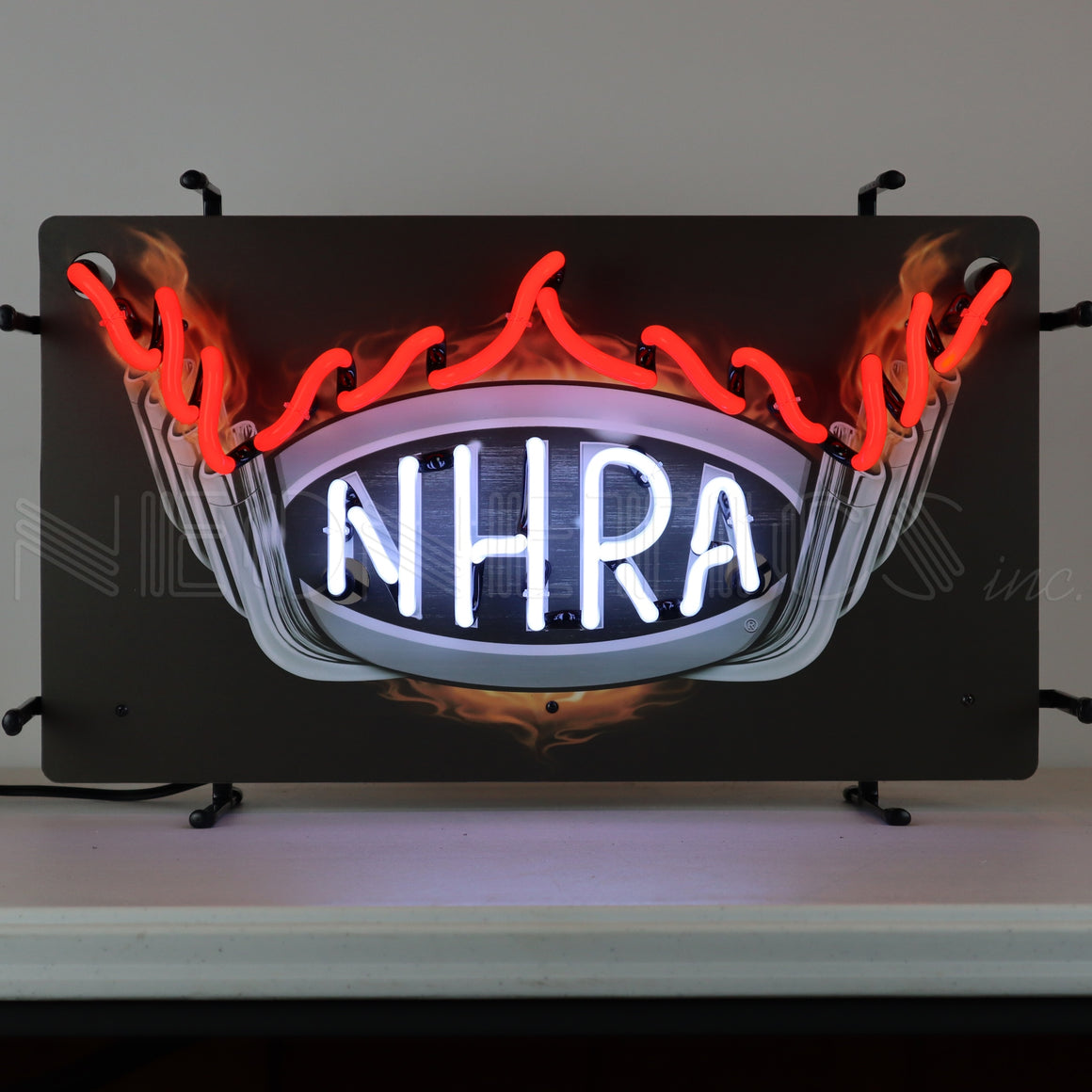 NHRA Junior NEON Sign with Backing - Man Cave Boutique