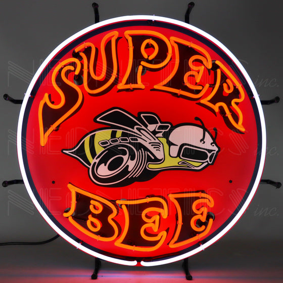 Dodge Super Bee Neon Sign 24x24 - Man Cave Boutique