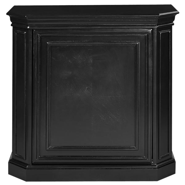 Bar Cabinet 40" with Spindle - Black Finish - Man Cave Boutique