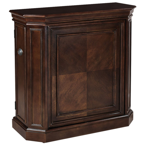Bar Cabinet 40" with Spindle - Cappuccino Finish - Man Cave Boutique