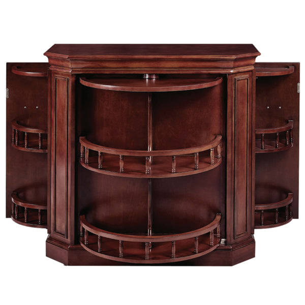 Bar Cabinet 40" with Spindle - English Tudor finish - Man Cave Boutique