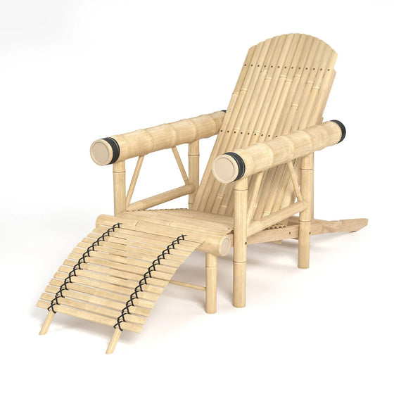 Bamboo Tiki Lounge Chair - Man Cave Boutique