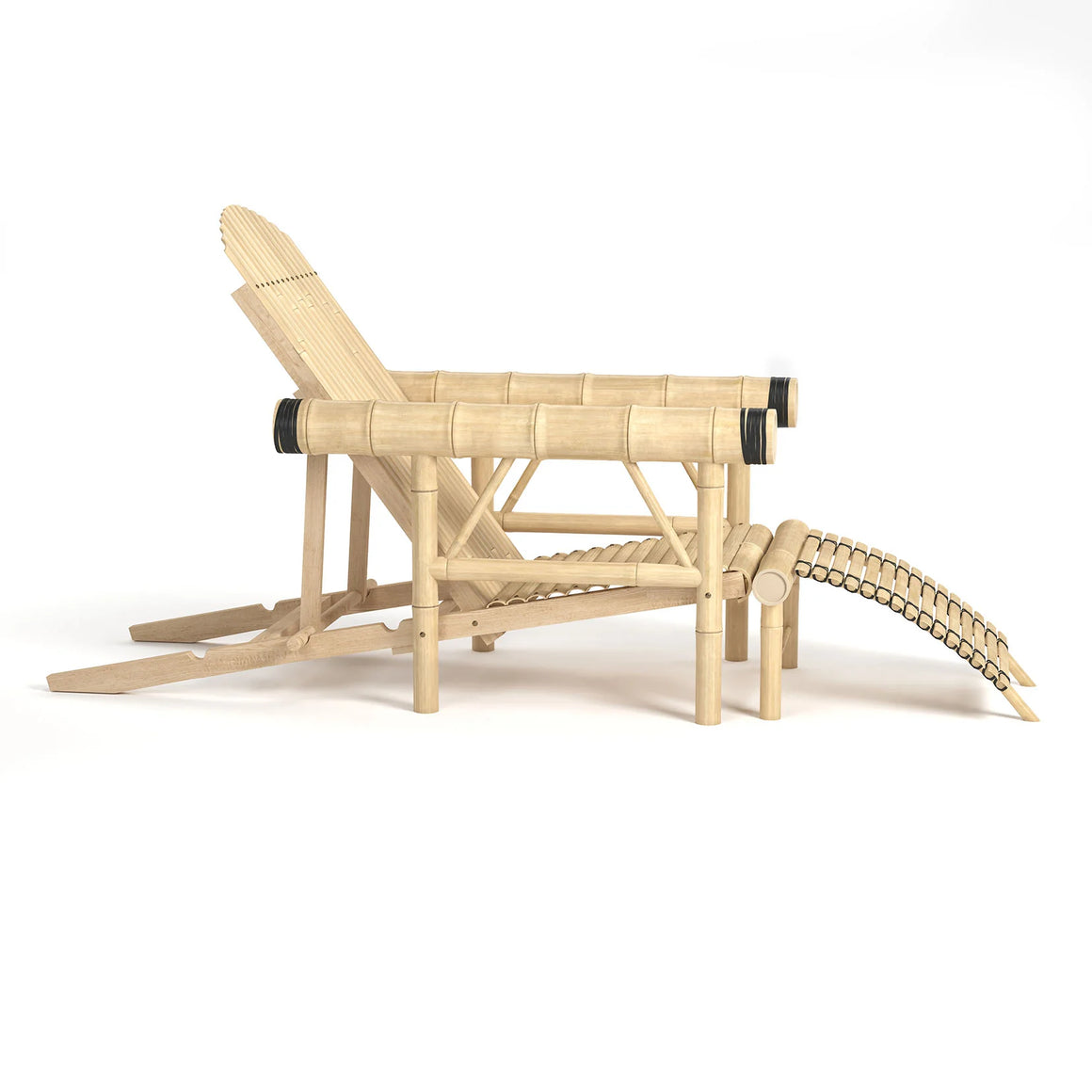 Bamboo Tiki Lounge Chair - Man Cave Boutique