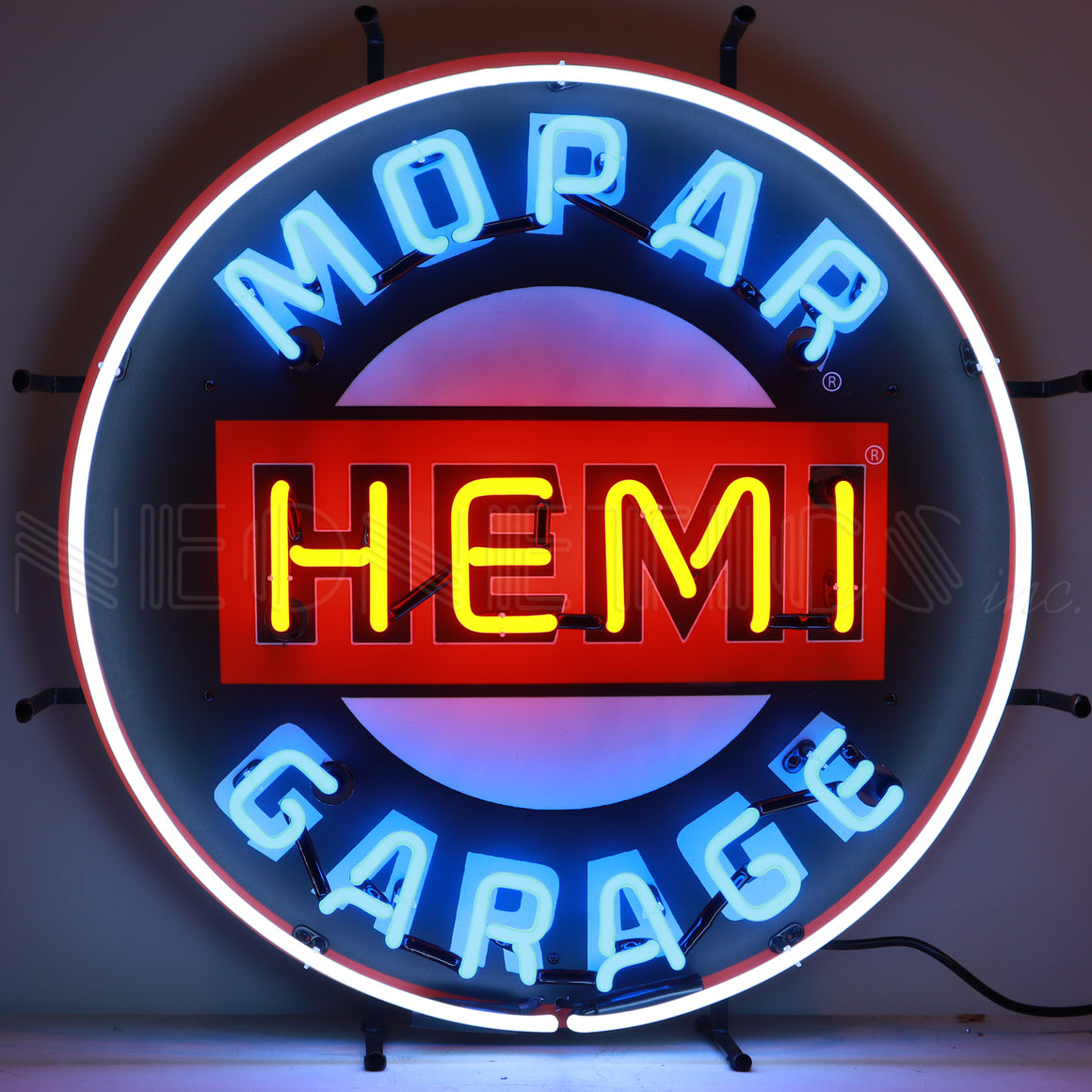 MOPAR HEMI GARAGE NEON SIGN