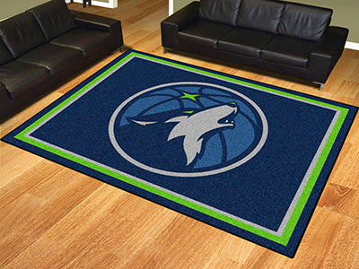 Rug 8x10 Minnesota Timberwolves NBA - Man Cave Boutique