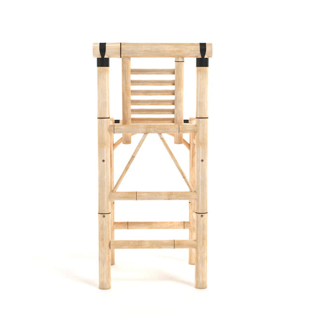 Bamboo Tiki Bar Stools Set (2) - Man Cave Boutique