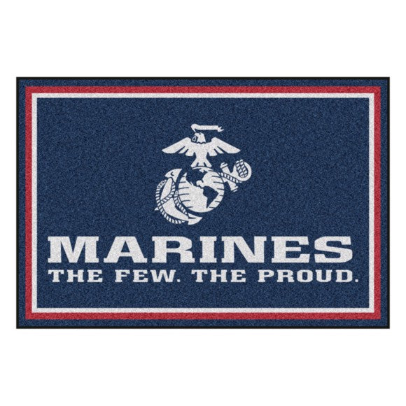 Rug 8 x 10 U.S. Marines - Man Cave Boutique