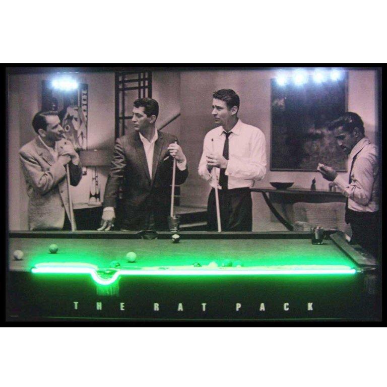 RAT PACK NEON/LED 37x25x1 in - Man Cave Boutique