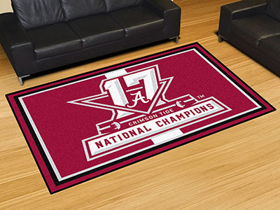 Rug 5x8 Alabama 2017-18 National Champions - Man Cave Boutique