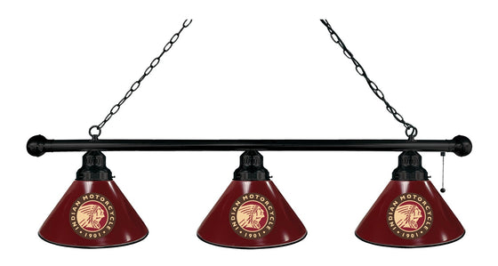 Indian Motorcycle 3 Shade Billiard Light - Man Cave Boutique